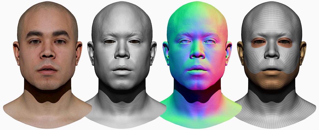 Materials in ZBrush for Mid twenties mixed race man